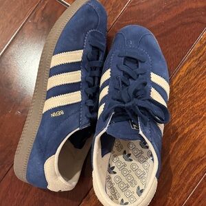 Adidas Navy and Beige Casual Shoes